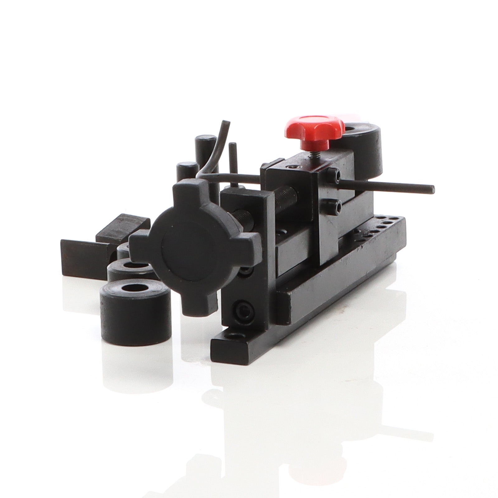 Piegatrice universale per curvatura materiali tondi e piani con accessori