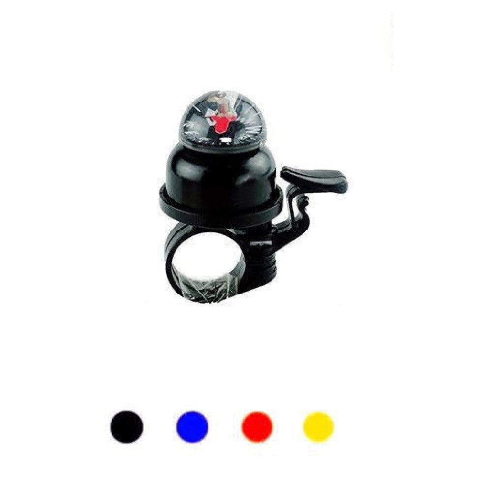 Trade Shop - Campanello Per Bicicletta Bici Con Bussola Per Manubrio Vari Colori Xc-1630 -