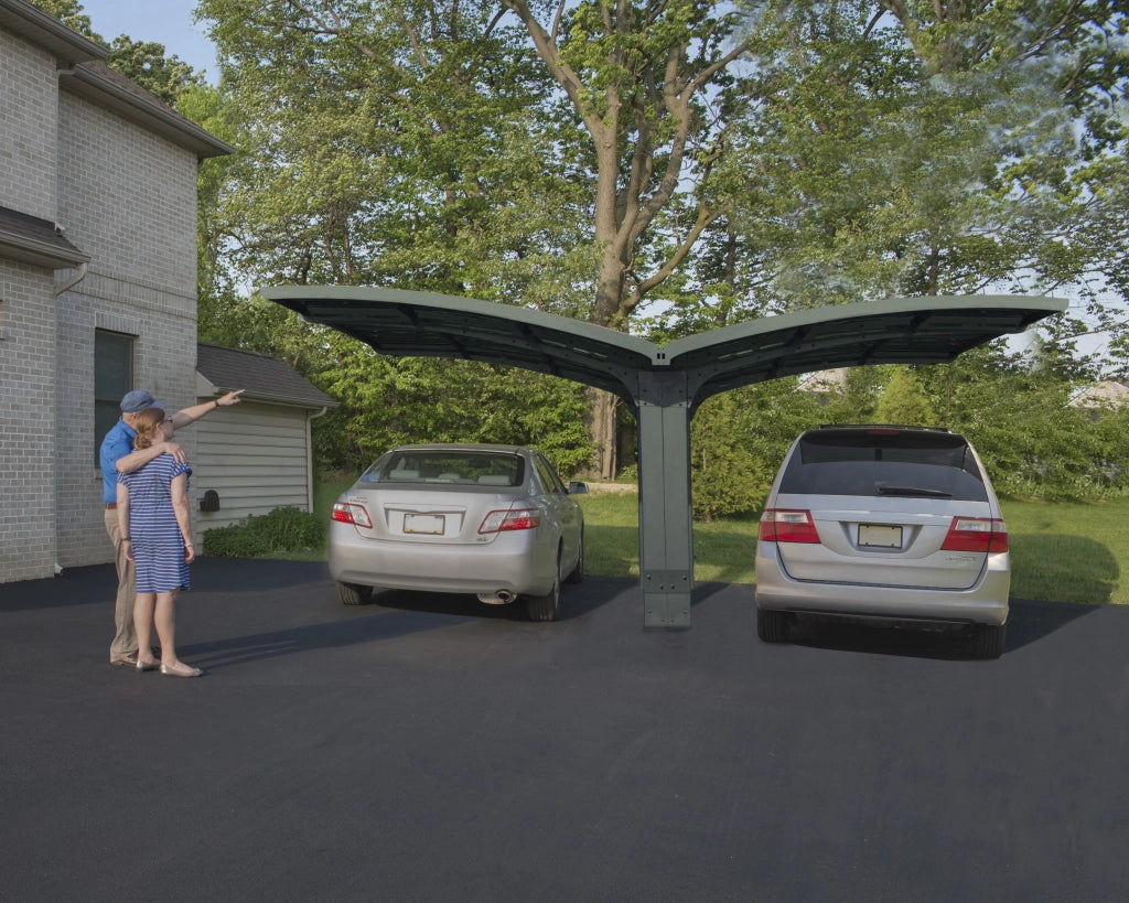 Carport Doppio in Alluminio Arizona Breeze 6 X 5   m