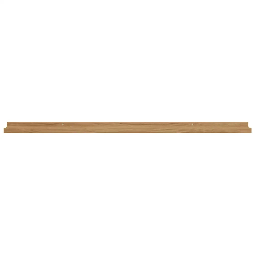 Scaffale da parete con lo scaffale 2 pcs Marrone 115 x 9 x 3 cm 42020015