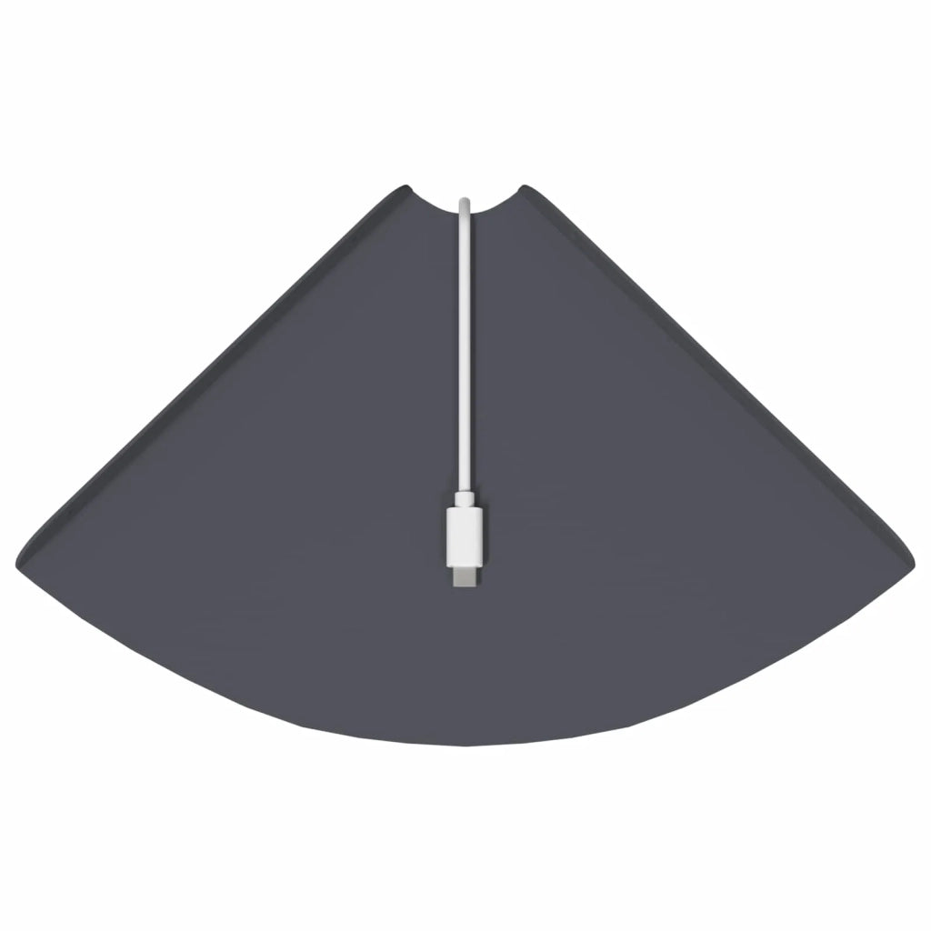 Mensola sospesa con lo scaffale 2 pcs Antracite 24 x 24 x 2 cm 8004102
