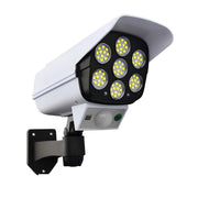 Illuminazione solare a 77 LED 360° per giardino e vialetto con sensore di movimento Bianco / Nero Avizar