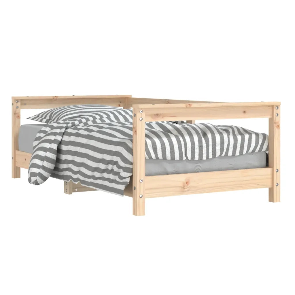 Giroletto per Bambini 70x140 cm in Legno Massello di Pino 834396