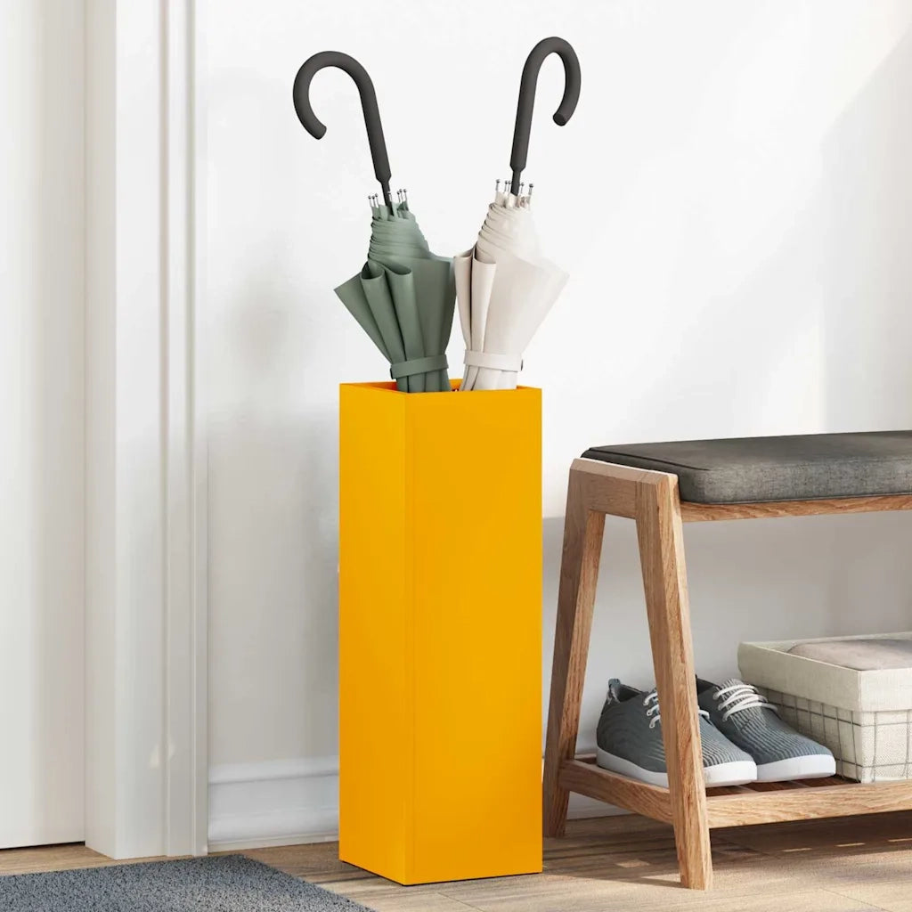 Supporto per Ombrellone Senape 15,5 x 15,5 x 49 cm Metallo CFW9441729