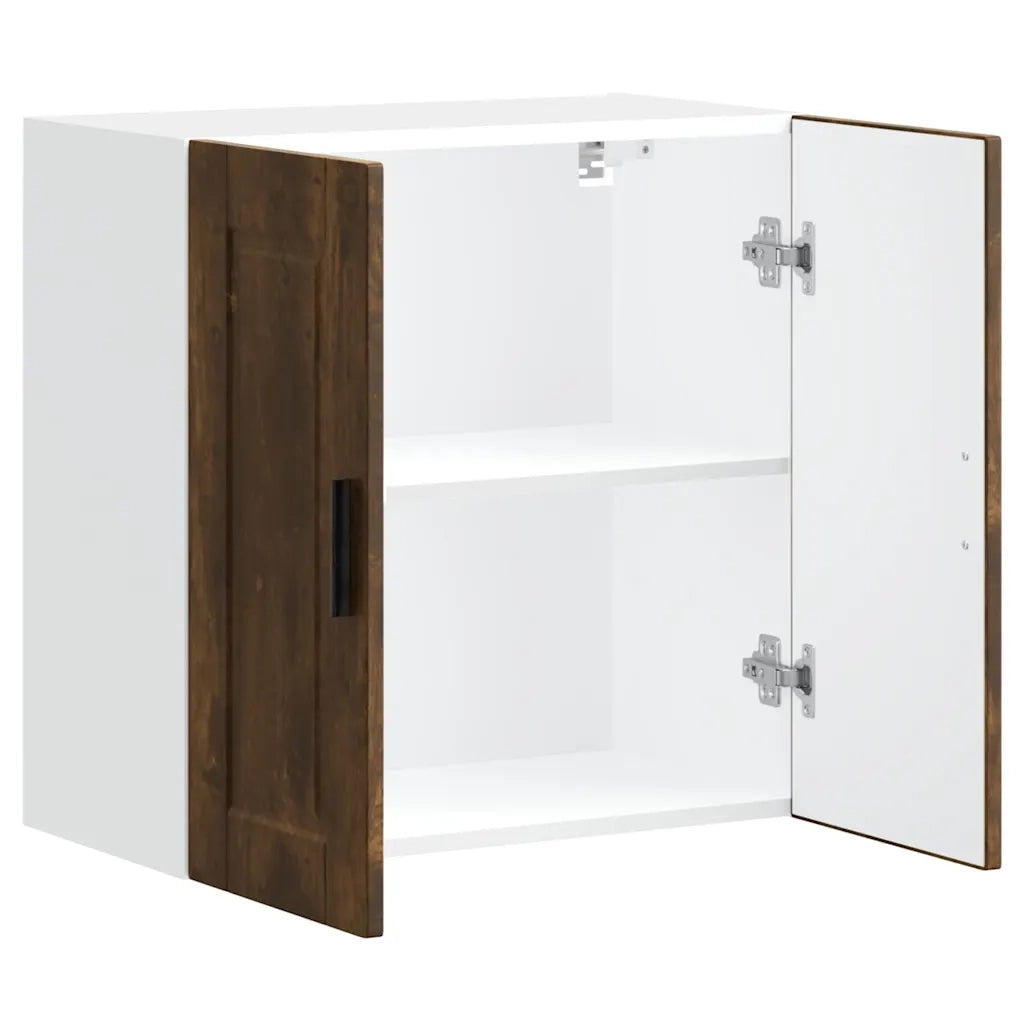 Pensile da Cucina | Mobile da Cucina Porto Rovere Fumo in Legno Multistrato