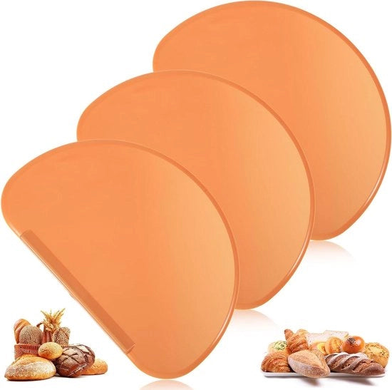 Set di 3 schiaccipatti e tagliapasta in plastica - Ideale per la panificazione e la cottura.