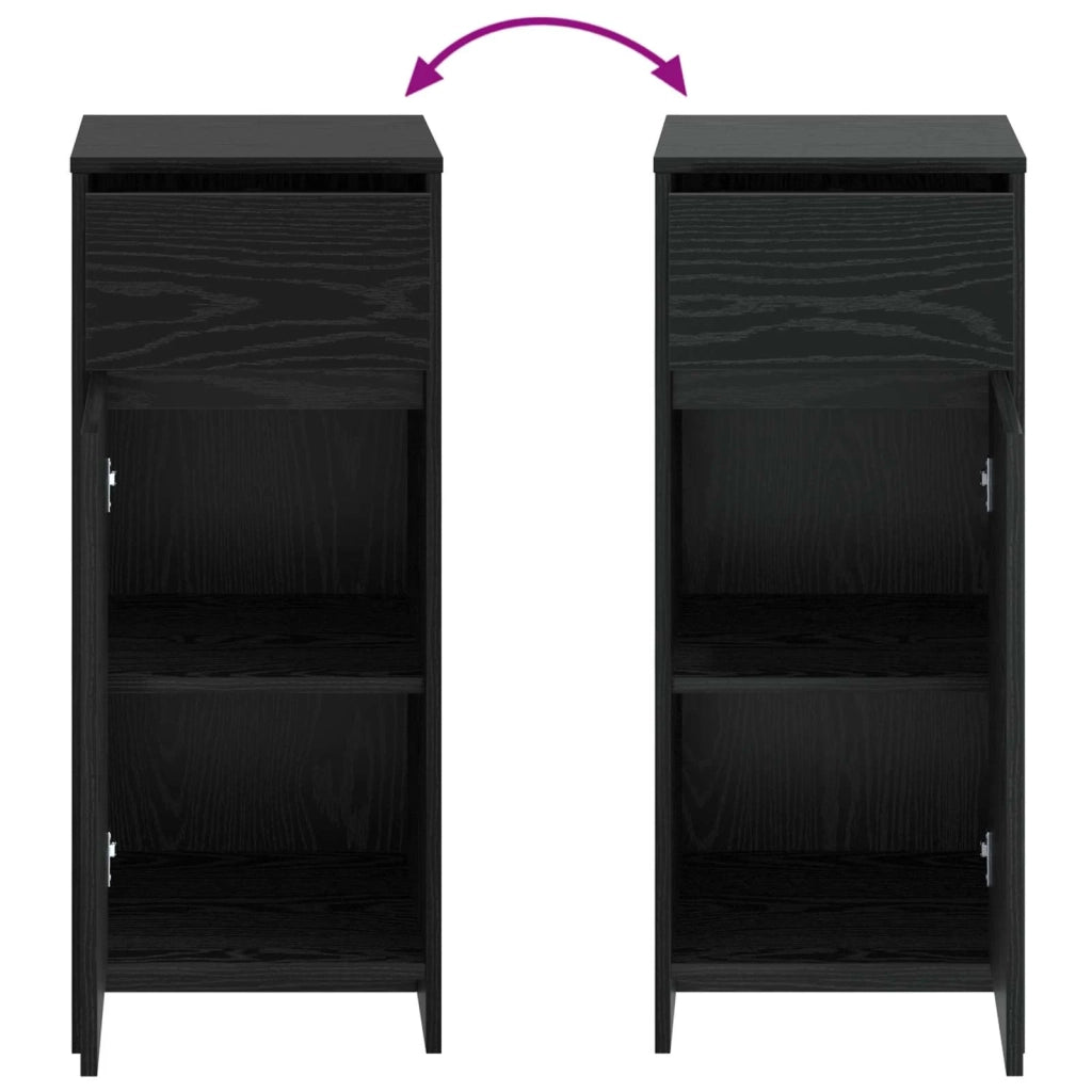 Mobile da Bagno Rovere Nero 35 x 36,5 x 85 cm 890745