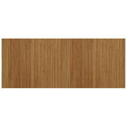 Tappeto del soggiorno | Tappeto Rettangolare Marrone 80x200 cm in Bamb¨´