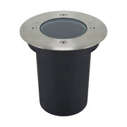 Faretto incasso terra tondo Ø12 cromato IP65 GU10 20W