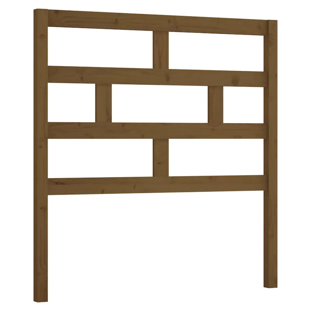 Testiera | Testata per Letto ambra 81x4x100 cm in Legno Massello di Pino