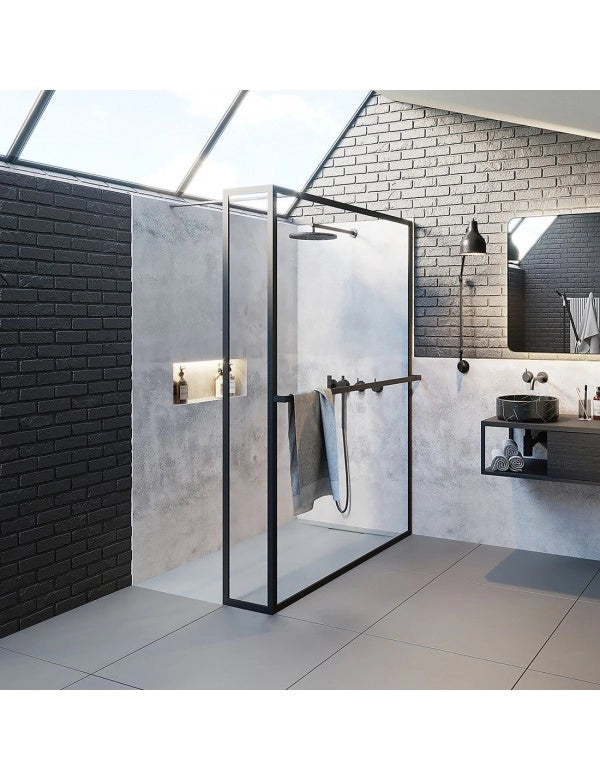 Parete doccia walk-in LUCID 402 RIHO 100x30x200 cm