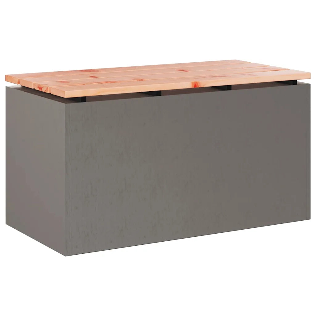 Panchina da giardino Ruggine 80 x 40 x 43 cm acciaio corten