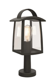 Lampione da giardino Kelsey nero Lutec E27 IP44 40cm
