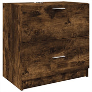 Mobile Lavabo | Armadio Lavabo Rovere Fumo 59x37x59 cm in Truciolare