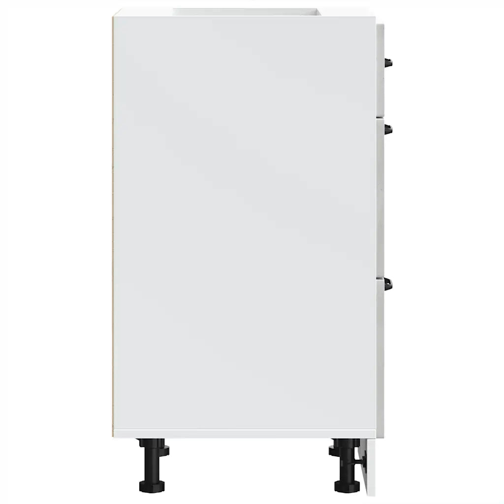 vidaXL Base da Cucina Kalmar Grigio Cemento in Legno Multistrato