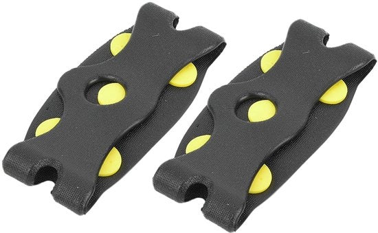 Cramponi Esterni 5 Denti - Antiscivolo per Anziani/Bambini - Resistenti al TPE - Adatti per Diversi Tipi di Calzature - Ideali per Ghiaccio/Neve - Protezioni per Calzature