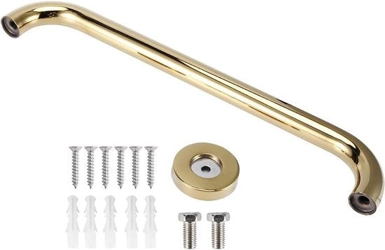 Barra di sicurezza per la doccia da 40 cm con finitura in oro placcato