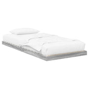 Letto singolo | Letto per adulti | Struttura letto a terra Grigio Sonoma 80 x 200 cm