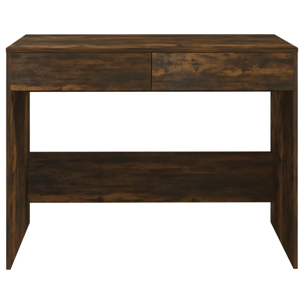 Scrivania | Tavolo da Ufficio Rovere Fumo 101x50x76,5 cm in Truciolato