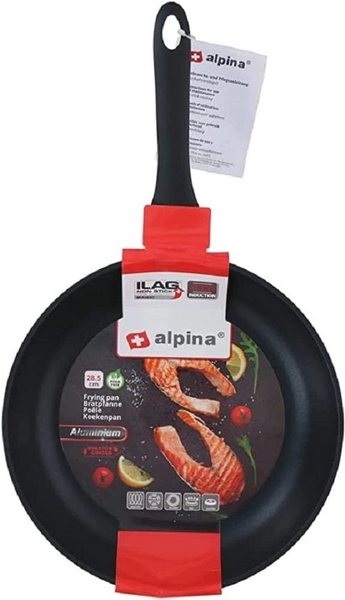 Piastra per grigliare Ø 28 cm - Rivestimento antiscivolo - Adatto a Tutti i Forni