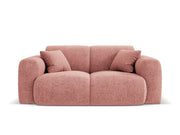 Cosmopolitan Design - Divano "Nolio" 2 posti in ciniglia rosa 