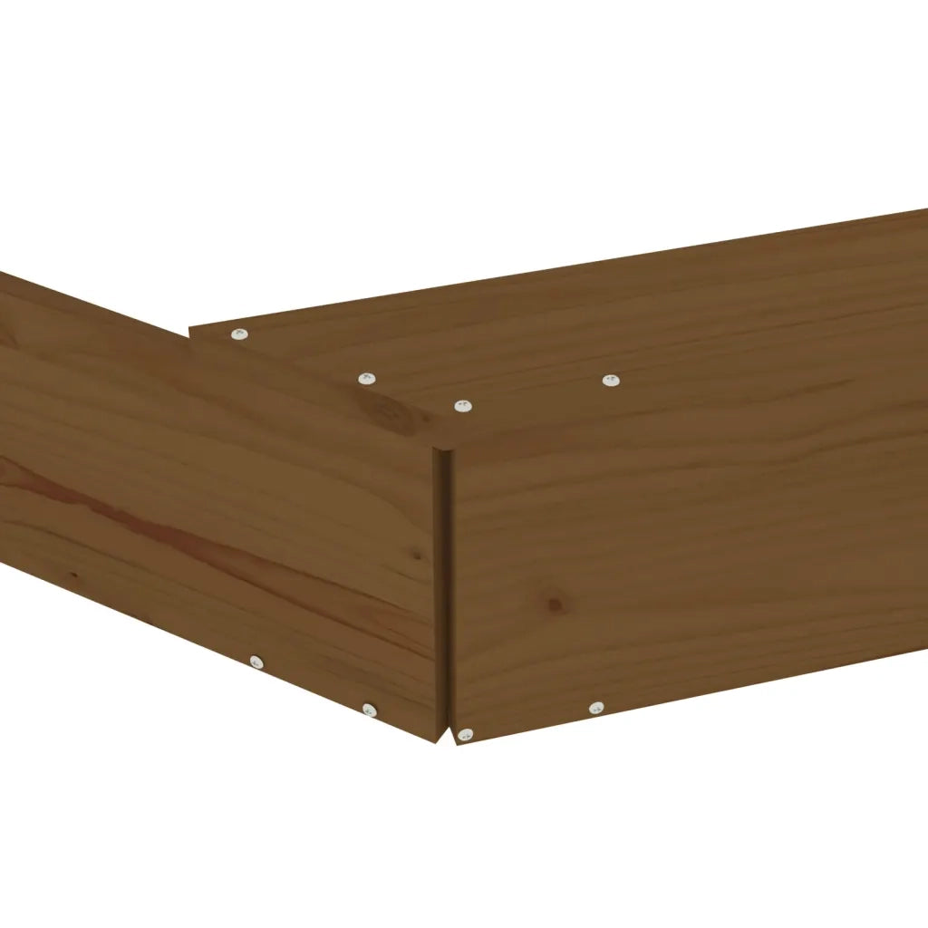 Sabbiera con Sedute Ambra Ottagonale in Legno Massello di Pino 825012