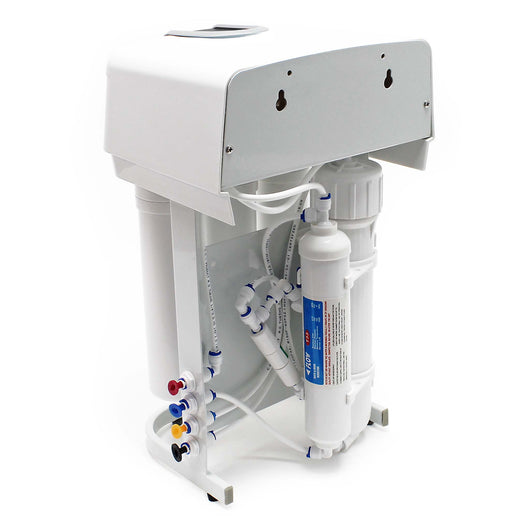 Naturewater Impianto osmosi inversa, filtrazione a 5 stadi 180 litri/giorno con alloggiamento antipolvere e manometro