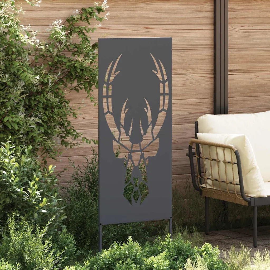 vidaXL Pannello Decorativo da Giardino Antracite 50 x 140 cm
