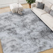 Tappeto Shag Tie-Dyed per Soggiorno e Camera da Letto, 240x300 cm, Bambini, Decorazione Interna, Estetica