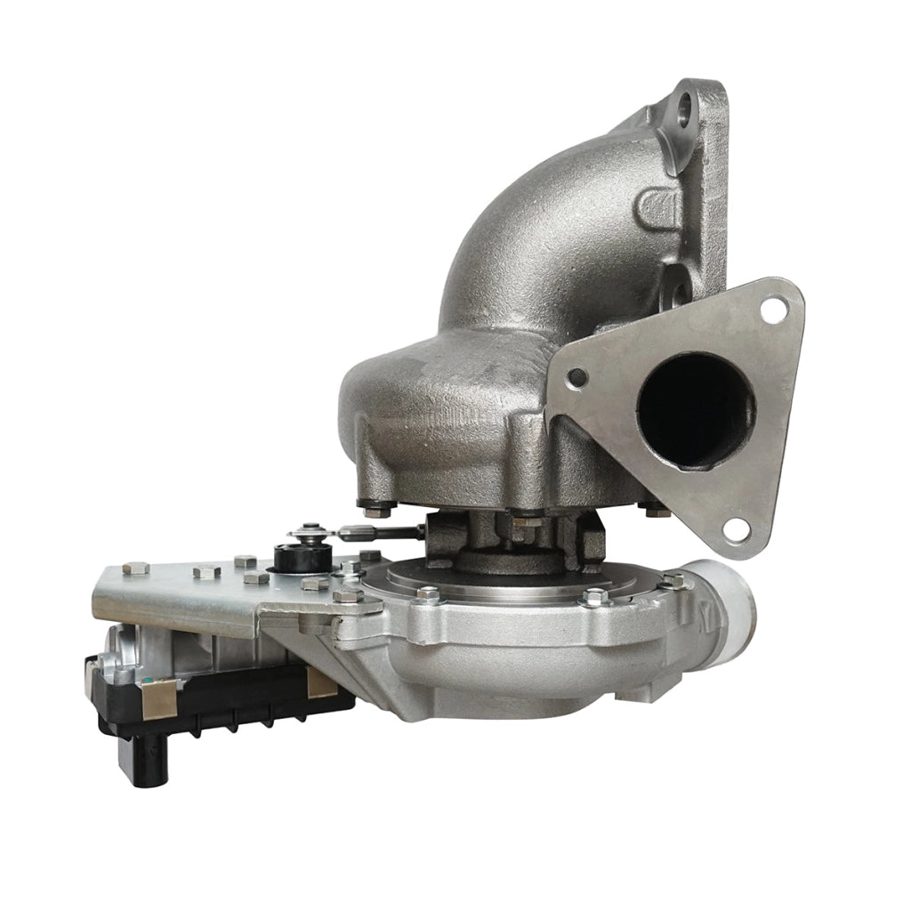 Turbocompressore per Ford Transit 2.4 TDCI, con motore Duratorq e codici OEM 1020183, 1219310, 1355059, 1355066, 3C1Q6K682FA, 6C1Q6K682EM / EE / EF, 6C1Q6K682EK / EL, YC1Q6K682AE / BF / DA.