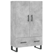 Credenza | Madia | Buffet da pranzo | Armadio da pranzo Grigio Cemento 69,5x31x115 cm in Legno Multistrato