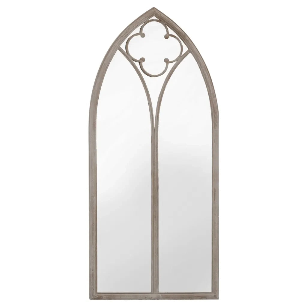 Specchio da Giardino-Specchio Decorativo-Specchio Esterno Sabbia 70x30 cm in Ferro per Uso Esterno 385191