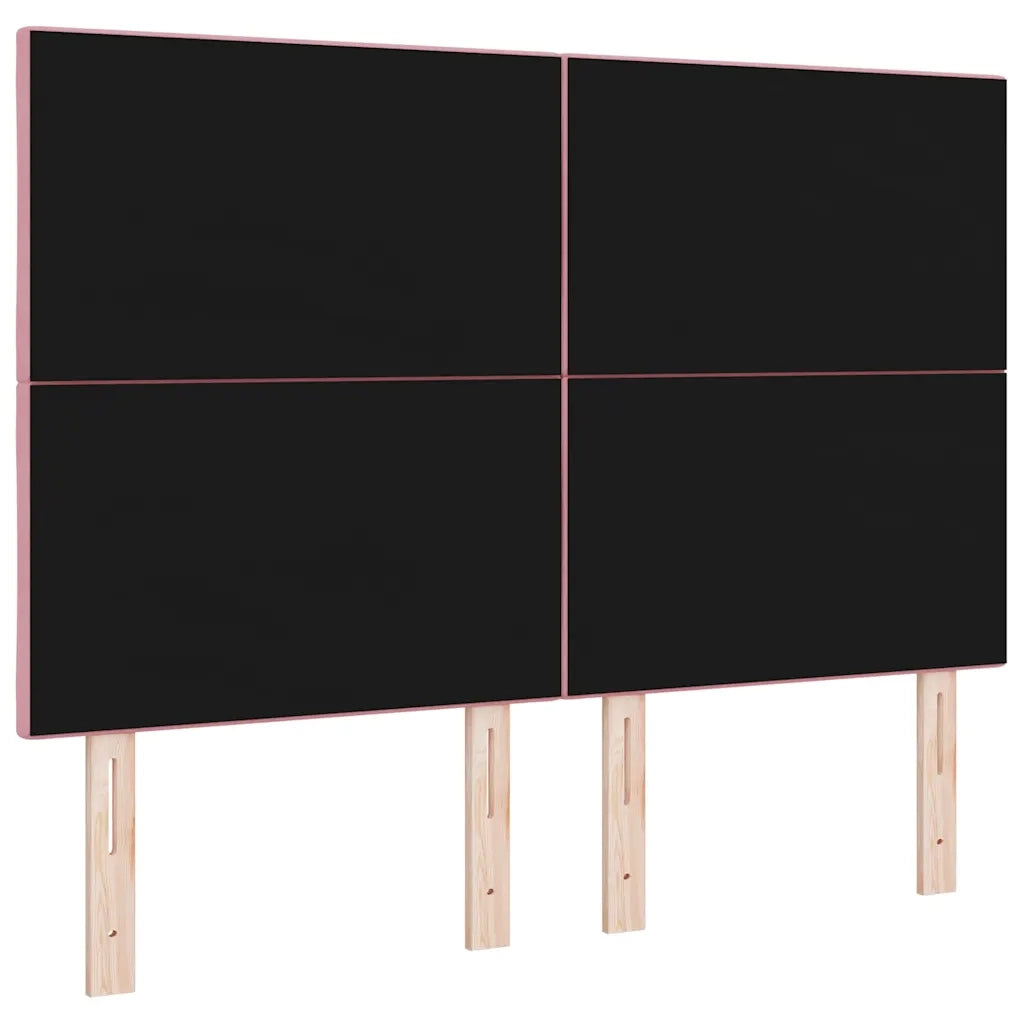 Testiera LED Rosa 160 cm Velluto 3338539