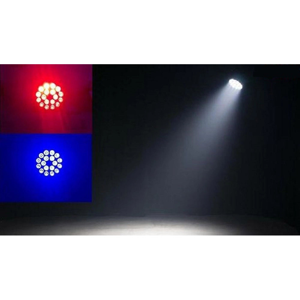 Trade Shop - Par Led 18x10w Rgbw 4in1 Full Color Alta Qualità Estremamente Luminosi -