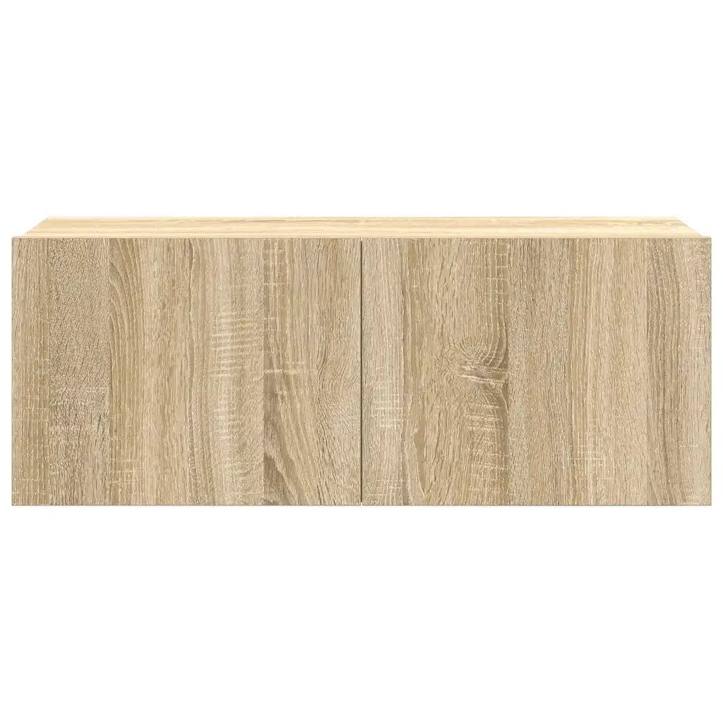 Set di Mobili Porta TV 7 pz Rovere Sonoma in Legno Multistrato cod mxl 11942