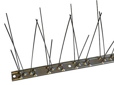 5 PZ DISSUASORI INOX PER UCCELLI 80 SPILLI CM.100