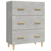 Buffet credenza cassettiera armadio mobile contenitore organizer per cucina soggiorno salotto 70 x 34 x 90 cm legno ingegnerizzato grigio 02_0032081