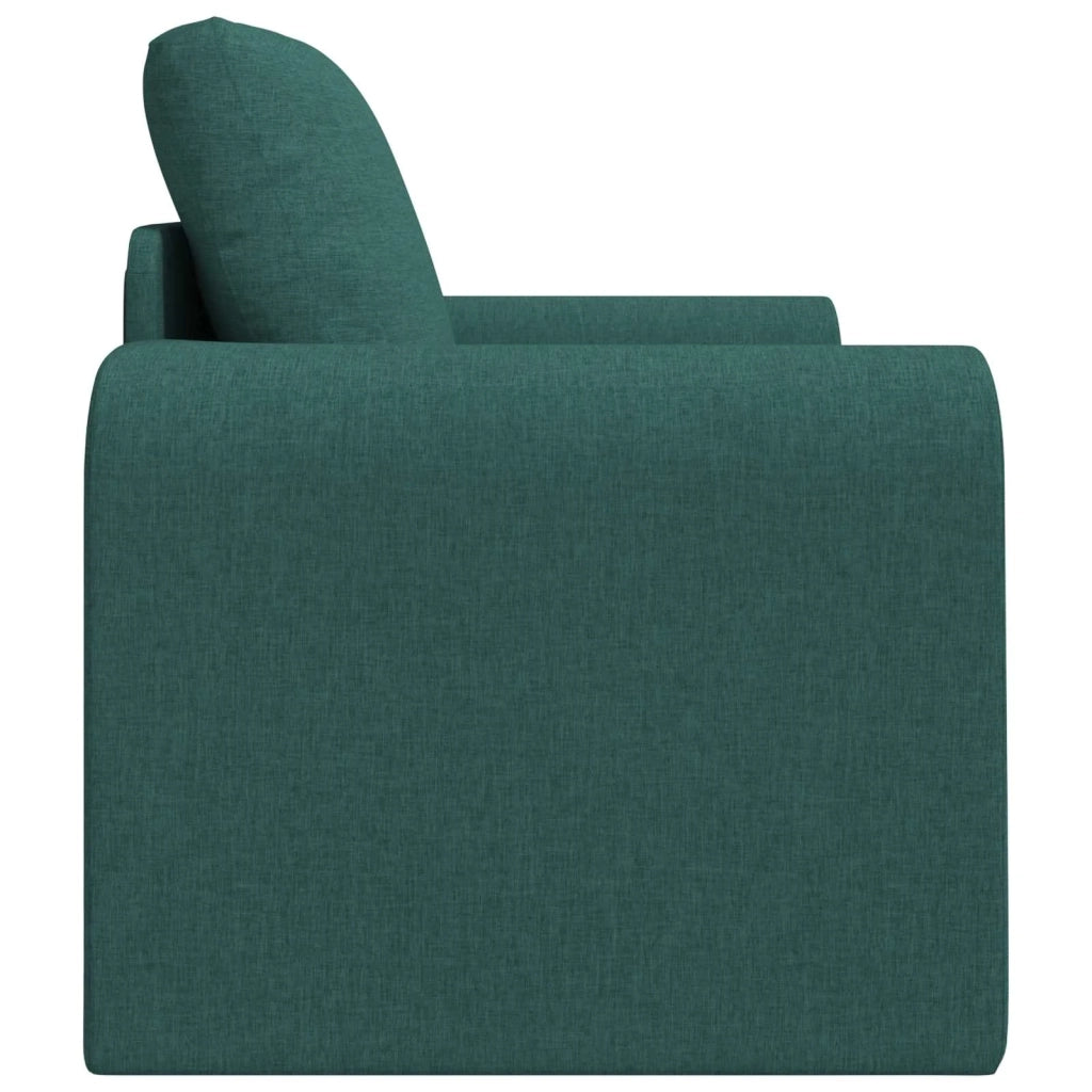 Divano letto | Sof¨¤ letto | Letto singolo Verde Scuro 98 x 71 x 83 cm Tessuto