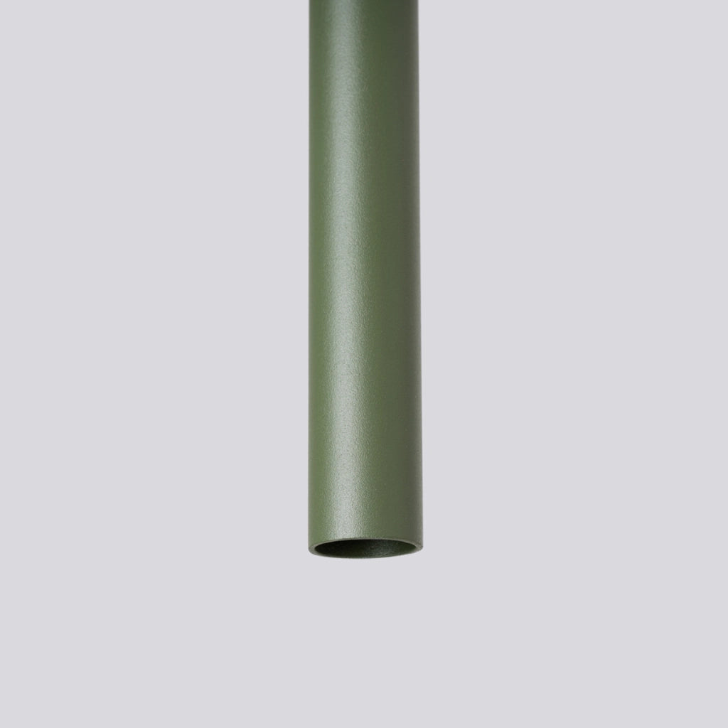 Lampada sospesa VELINO 3 tubi verde oliva G9 Pure Lume