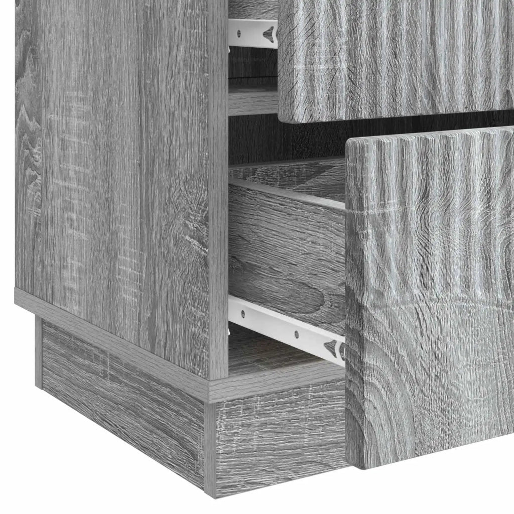 Armadio da Notte con cassetto Grigio Sonoma 43 x 34,5 x 44,5 cm 895227