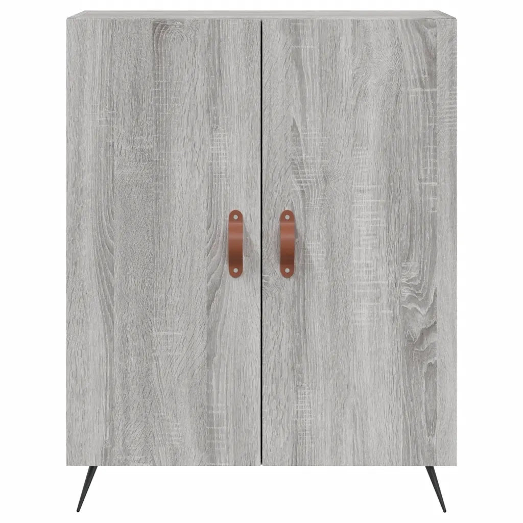 Credenza Grigio Sonoma 69,5x34x90 cm in Legno Multistrato 827698