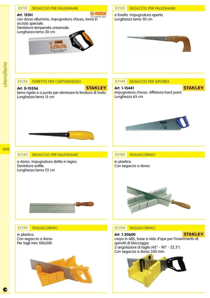 1pz seghetto per cornici a dorso rif.82160 lunghezza lama 25cm cod:ferx.1073