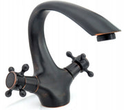 Rubinetto Da Lavabo Rea Retro Old Black