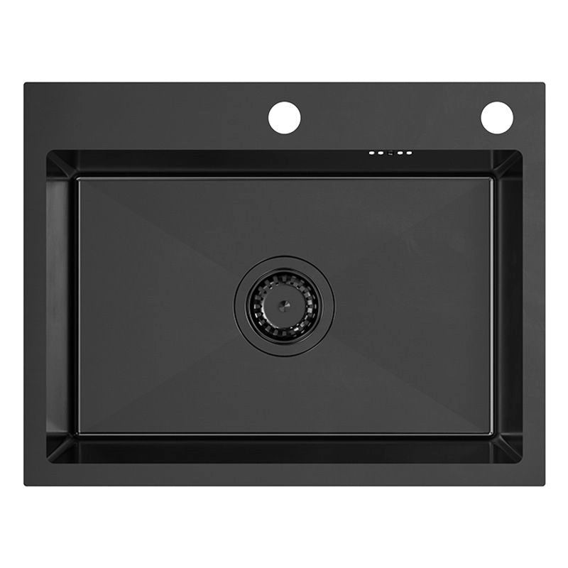 Lavello In Acciaio Luke 110 Workstation Black con rubinetto da cucina