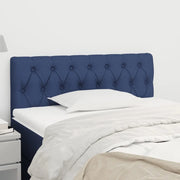 Testiera Blu 90 x 7 x 78/88 cm in Tessuto