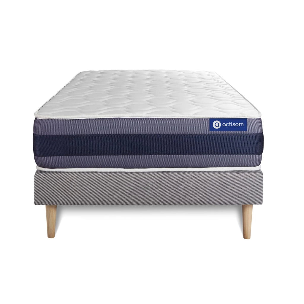 Kit rete e materasso matrimoniale Actimemo morpho 90x200cm - Spessore : 24cm- memory foam - Bilanciato -