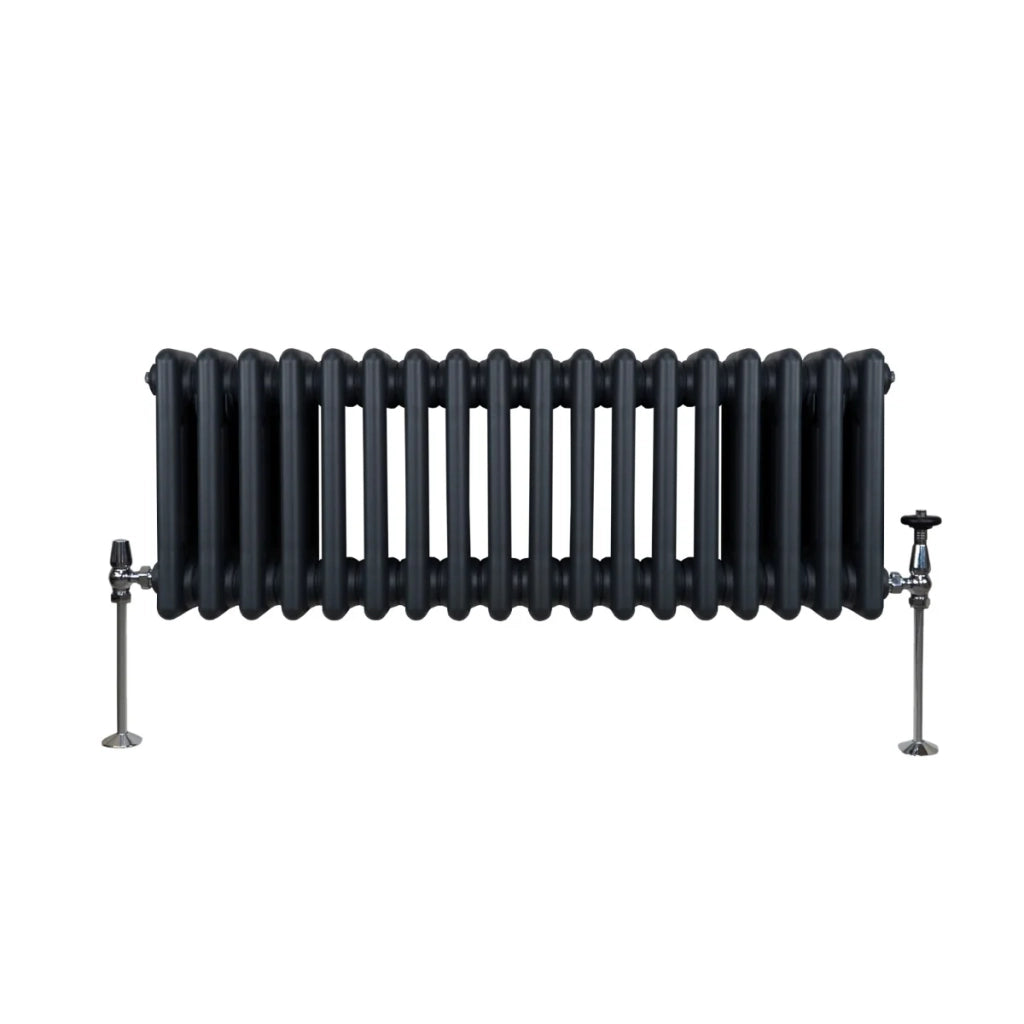 Termosifone Radiatore a 3 colonne per riscaldamento centralizzato Grigio Antracite 30 x 83cm