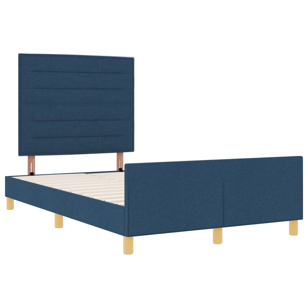 Struttura Letto  Blu 120x200 cm in Tessuto