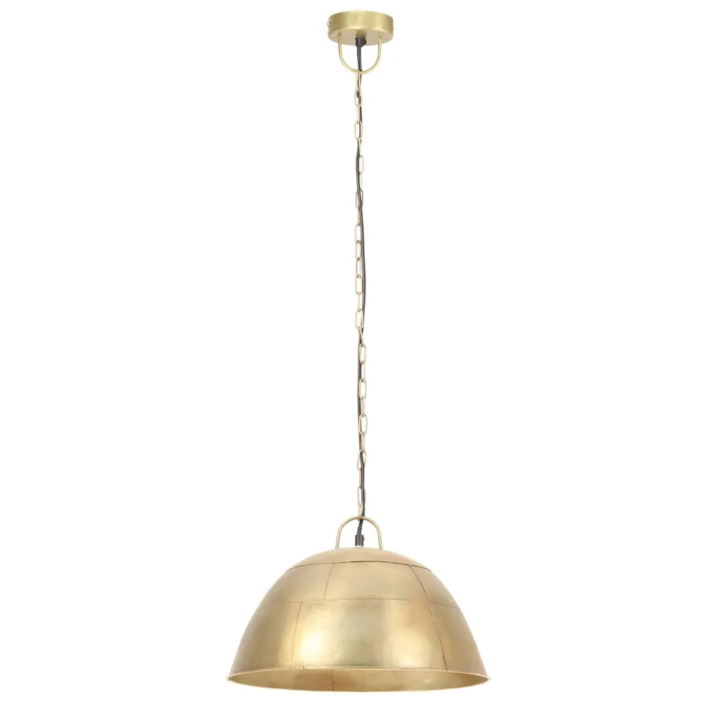 Lampada Industriale Vintage 25 W Ottone Rotonda 41 cm E27 320542