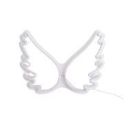 Applique neon ali blu LED 5W con interruttore USB Zuma Line
